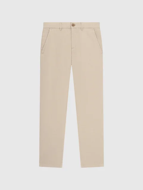 IZAC - Pantalon imprimé beige