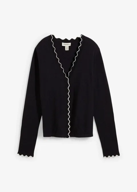 Gilet en fine maille contenant de la soie