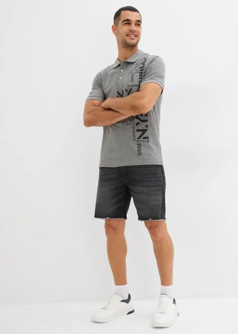 Polo Slim Fit en maille piquée 100% coton