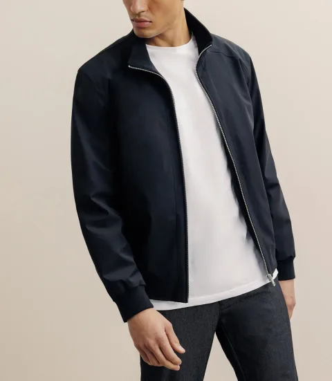 IZAC - Blouson col montant noir