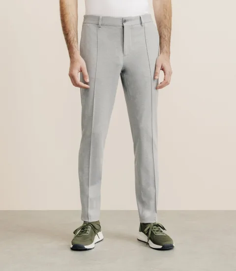 IZAC - Pantalon ville en maille gris