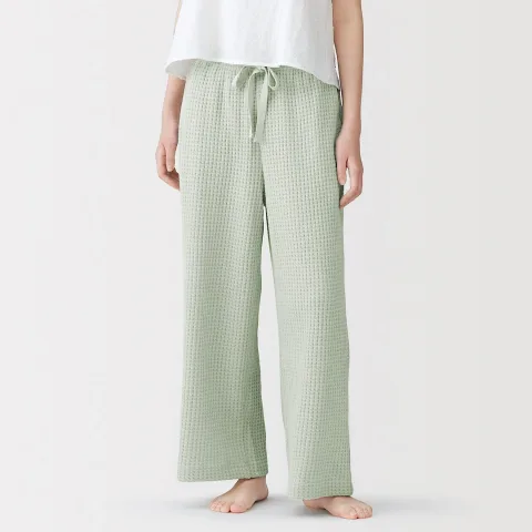 Pantalon long en maille ample pour femme
