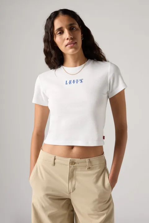 Levi's T Shirt Graphique Essential Sporty - Femme - Noir / Pirate Black - XS