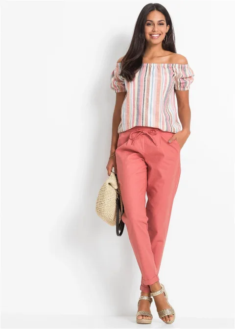 Blouse encolure Bardot