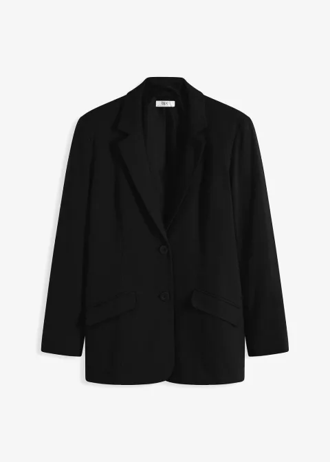 Blazer long en jersey coton