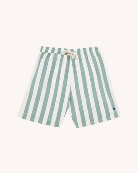 Short de bain vert et écru - MIMIZAN