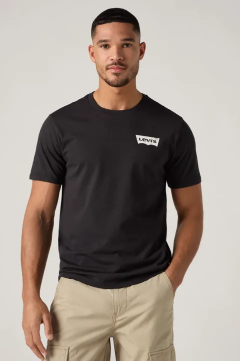 Levi's T Shirt Graphique Classic - Homme - Noir / Color Bw Caviar - 2XL
