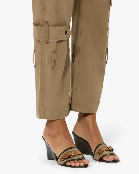 Pantalon Brinda - Femme - Kaki - Taille 42