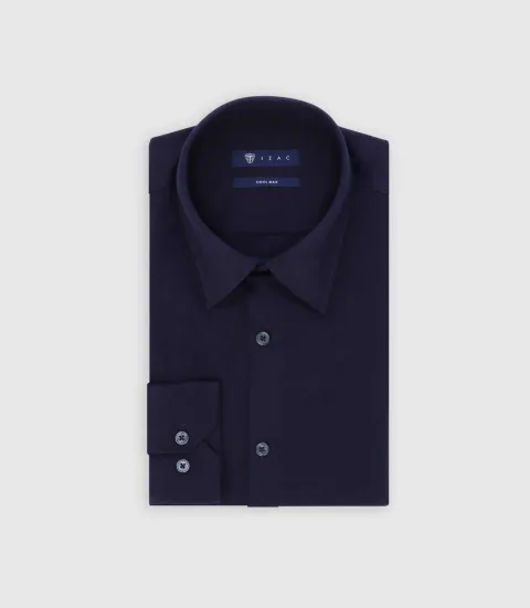 IZAC - Chemise coupe slim marine
