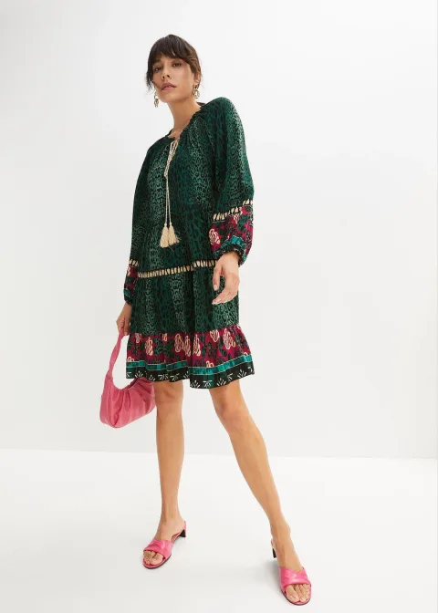Robe-tunique en viscose fluide