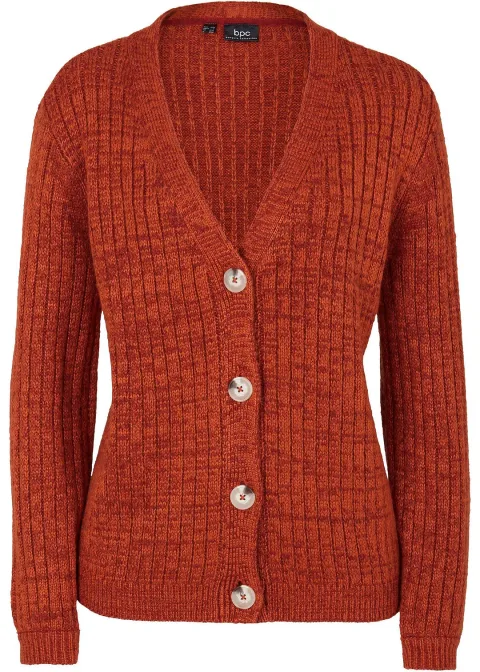 Gilet en grosse maille avec coton recyclé