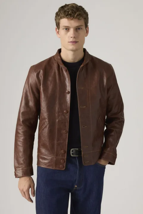 Levi's Vintage Clothing Veste Menlo Cossack - Homme - Marron / Golden Brown - XL
