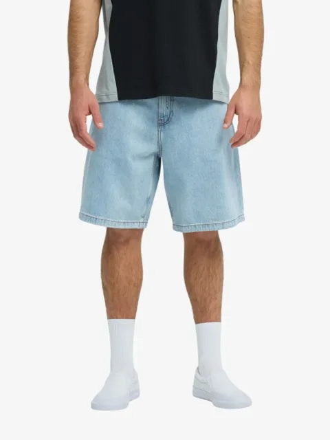 Baggy - Short en denim pour Homme Noir