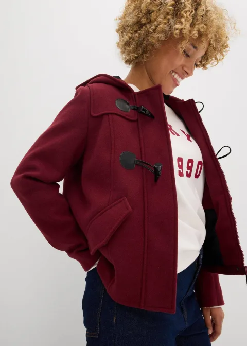 Duffle-coat aspect laine