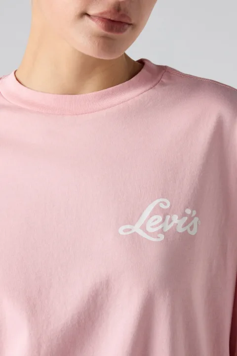 Levi's T Shirt Graphique Short Stack - Femme - Noir / Blue Jean Baby Pirate Black - XS