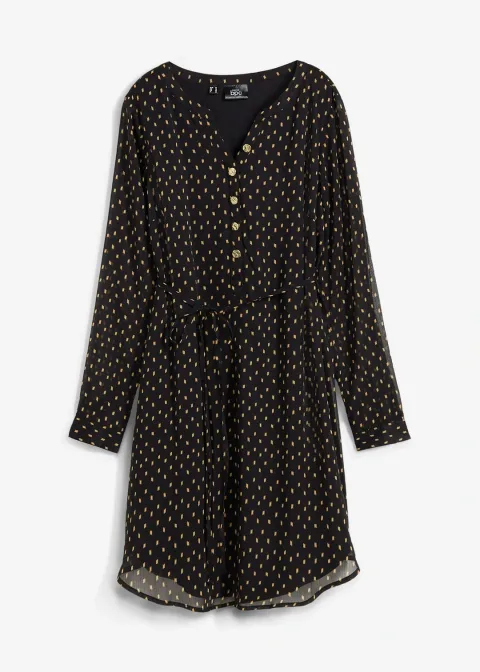 Robe de grossesse et d’allaitement en voile imprimé