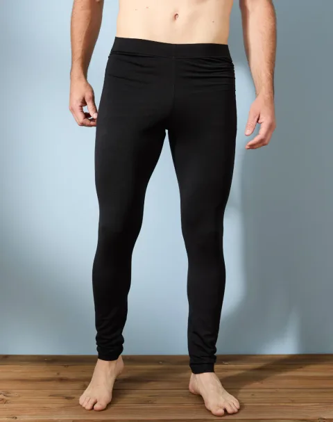 Legging en Laine Mérinos - Noir - Lemahieu