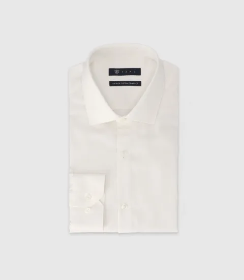 IZAC - Chemise col italien écrue