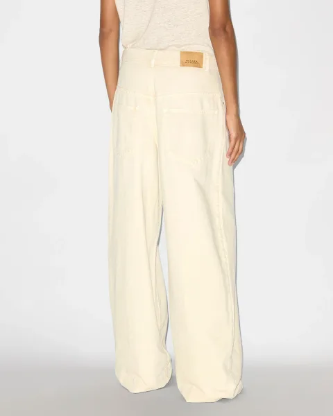 Pantalon Rachelle - Femme - Écru - Taille 40 - Marant Étoile