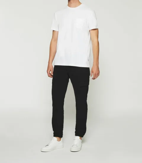 IZAC - T-shirt à manches courtes uni blanc GABRIEL