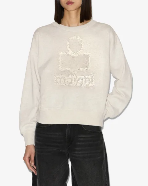 Sweatshirt Mobyli - Femme - Écru - Taille 44 - Marant Étoile