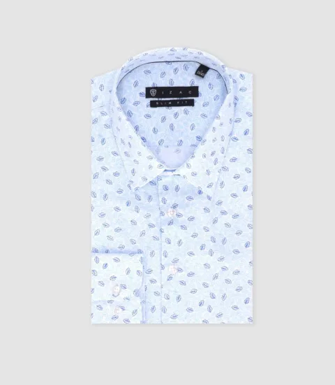 IZAC - Chemise ville bleu ''Tifast020''