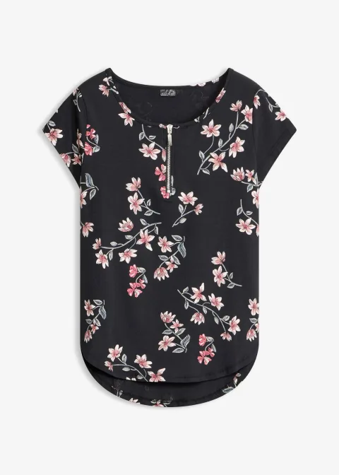 T-shirt oversize en coton extensible