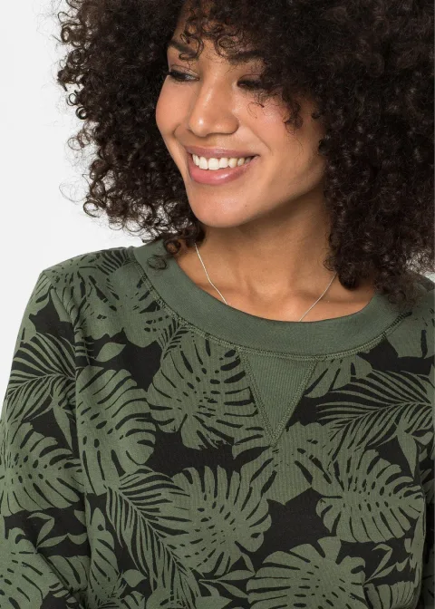 Robe imprimée en molleton