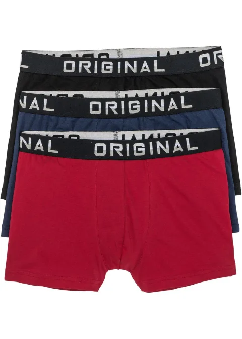 Lot de 3 boxers coton
