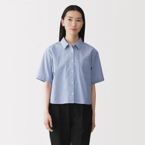 Chemise courte en coton bio Cool Touch pour femme
