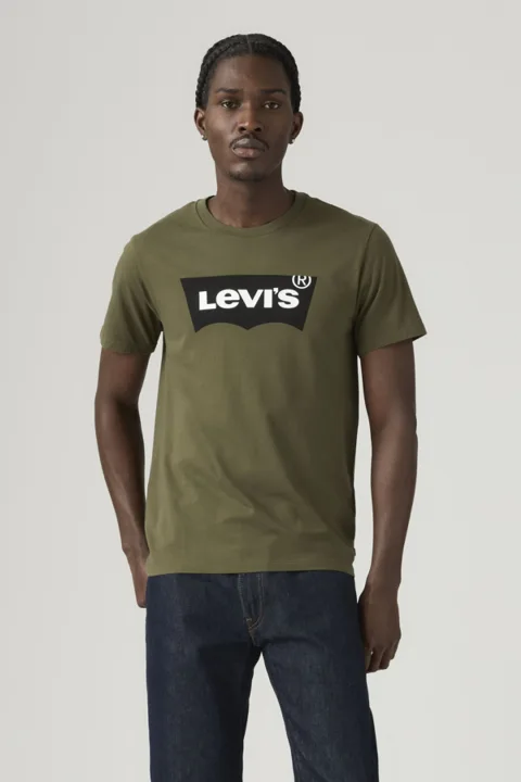 T Shirt Classique Levi's Avec Logo - Homme - Vert / Olive Night - 2XL