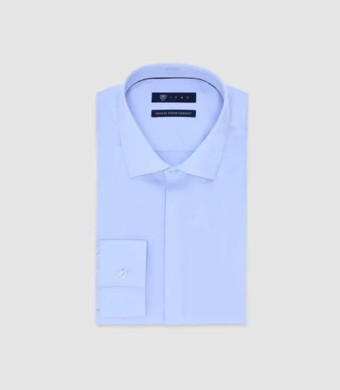 IZAC - Chemise classique ciel