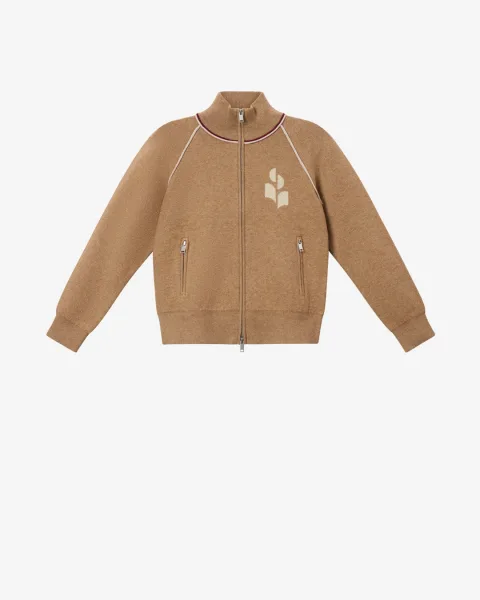 Cardigan Lanya - Femme - Camel-gris Clair - Taille 42 - Marant Étoile