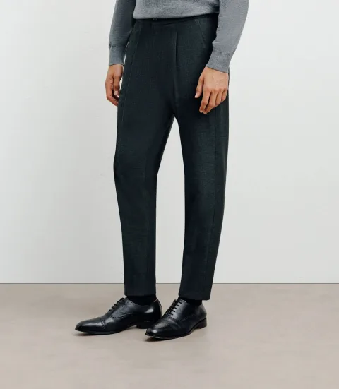 IZAC - Pantalon ville gris foncé