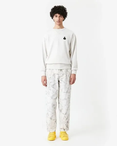 Sweatshirt Mike - Homme - Écru - Taille XL