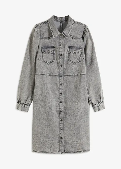 Robe courte en jean