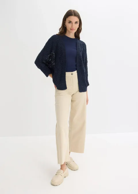 Gilet en maille ajourée