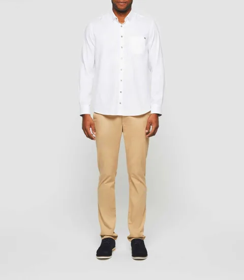 IZAC - Chemise casual blanche ''Kenta''