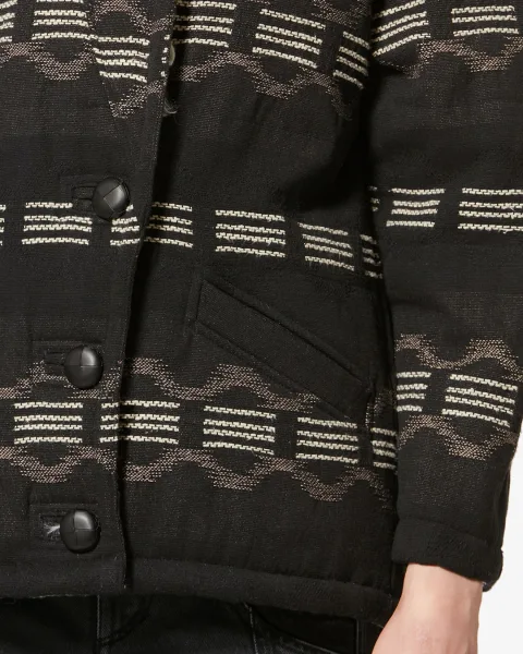 Manteau Qayla - Femme - Noir Délavé - Taille 44 - Marant Étoile