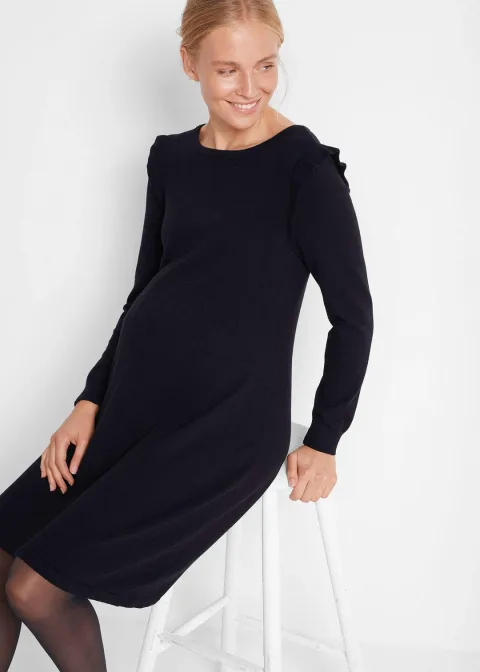 Robe de grossesse en maille douce