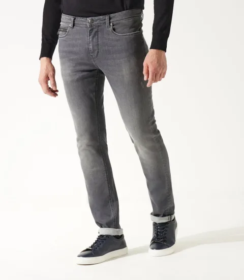 IZAC - Jean slim gris moyen EFFET