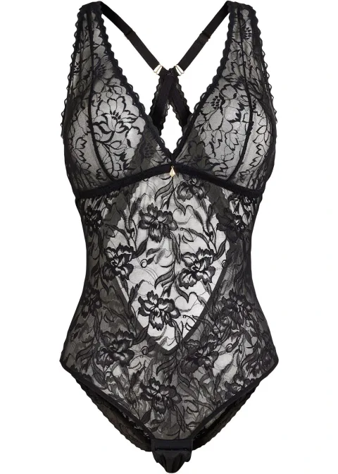 Body sans armatures en dentelle