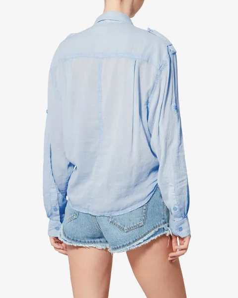 Chemise Valiane - Femme - Bleu Clair - Taille 44 - Marant Étoile