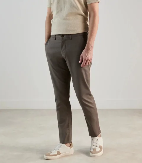 IZAC - Pantalon armuré châtain