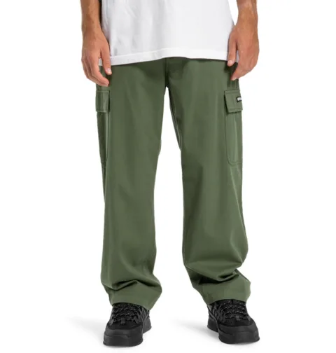 Worker Baggy Cargo - Chino Vert Homme