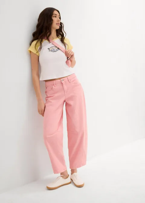 Pantalon en twill de coton extensible