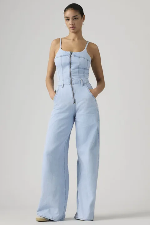 Levi's Combinaison Bustier - Femme - Bleu / Never Going To Change - XS