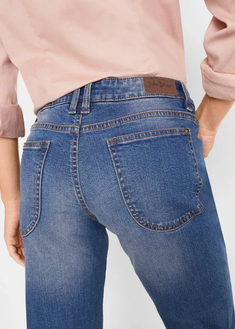Jean Straight taille mi-haute, extensible