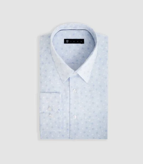 IZAC - Chemise ville bleu ciel ''Difast001''