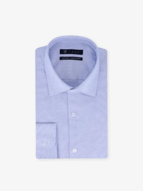 IZAC - Chemise ville non iron marine